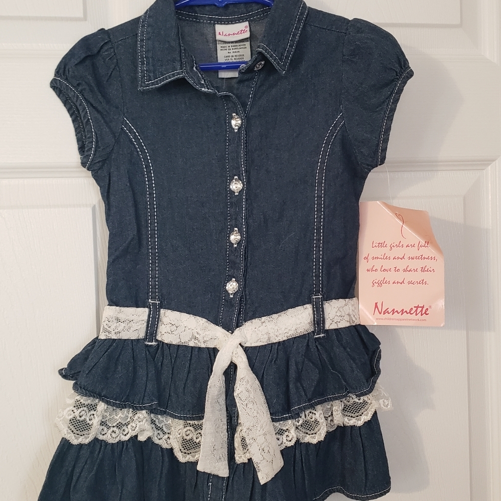 Girls jean dress